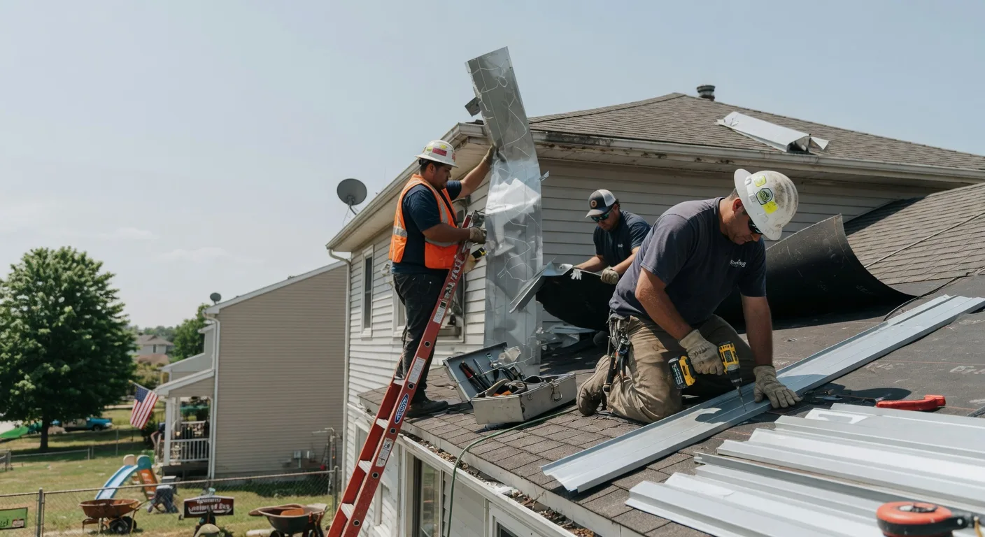 Storm Damage Metal Roof Repair in Mccaysville, GA